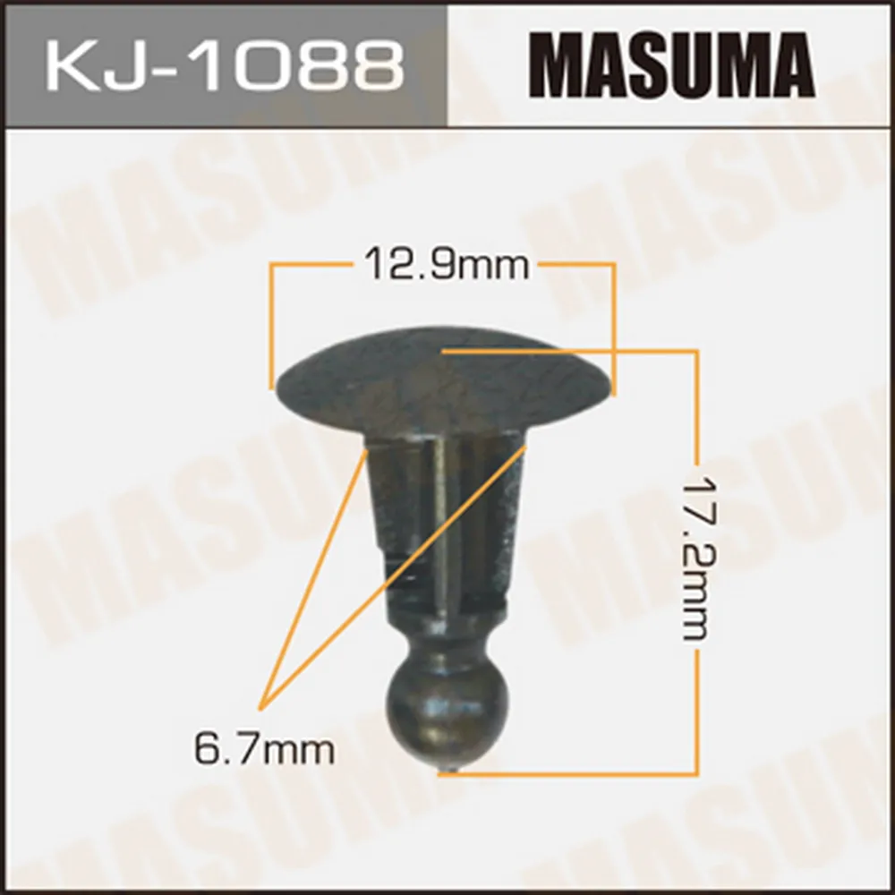 Клипса автомобильная MASUMA KJ-1088