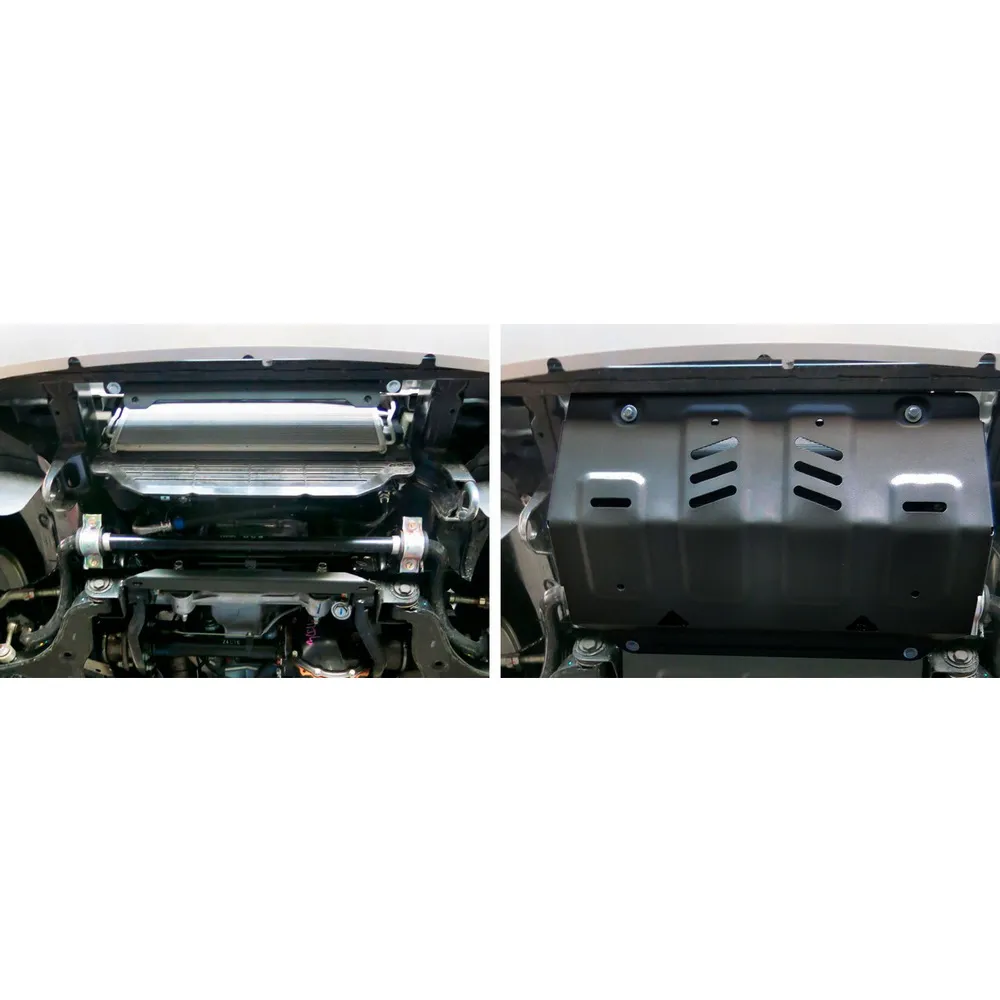 Защита радиатора Mitsubishi L200/Pajero Sport АВТОБРОНЯ 111.04046.1