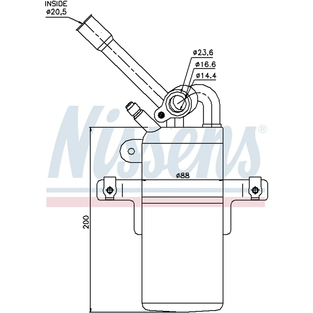 Осушитель кондиционера FORD Focus I 98-04 NISSENS 95213