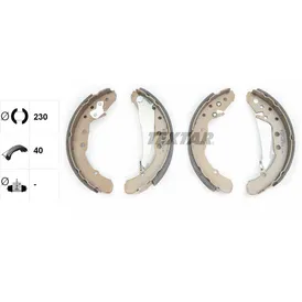 Колодки тормозные барабанные AUDI SEAT VOLKSWAGEN TEXTAR 91044400