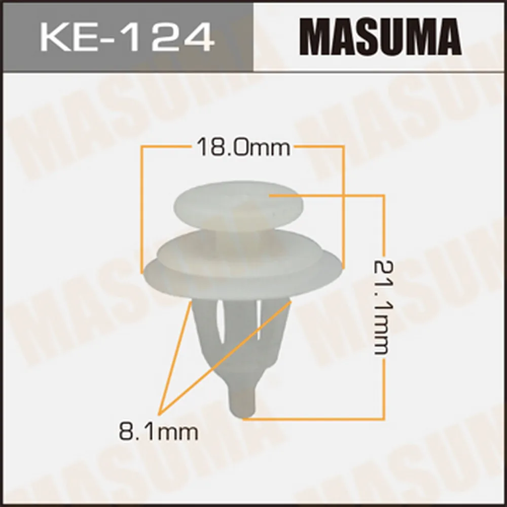 Клипса универс. MASUMA KE-124