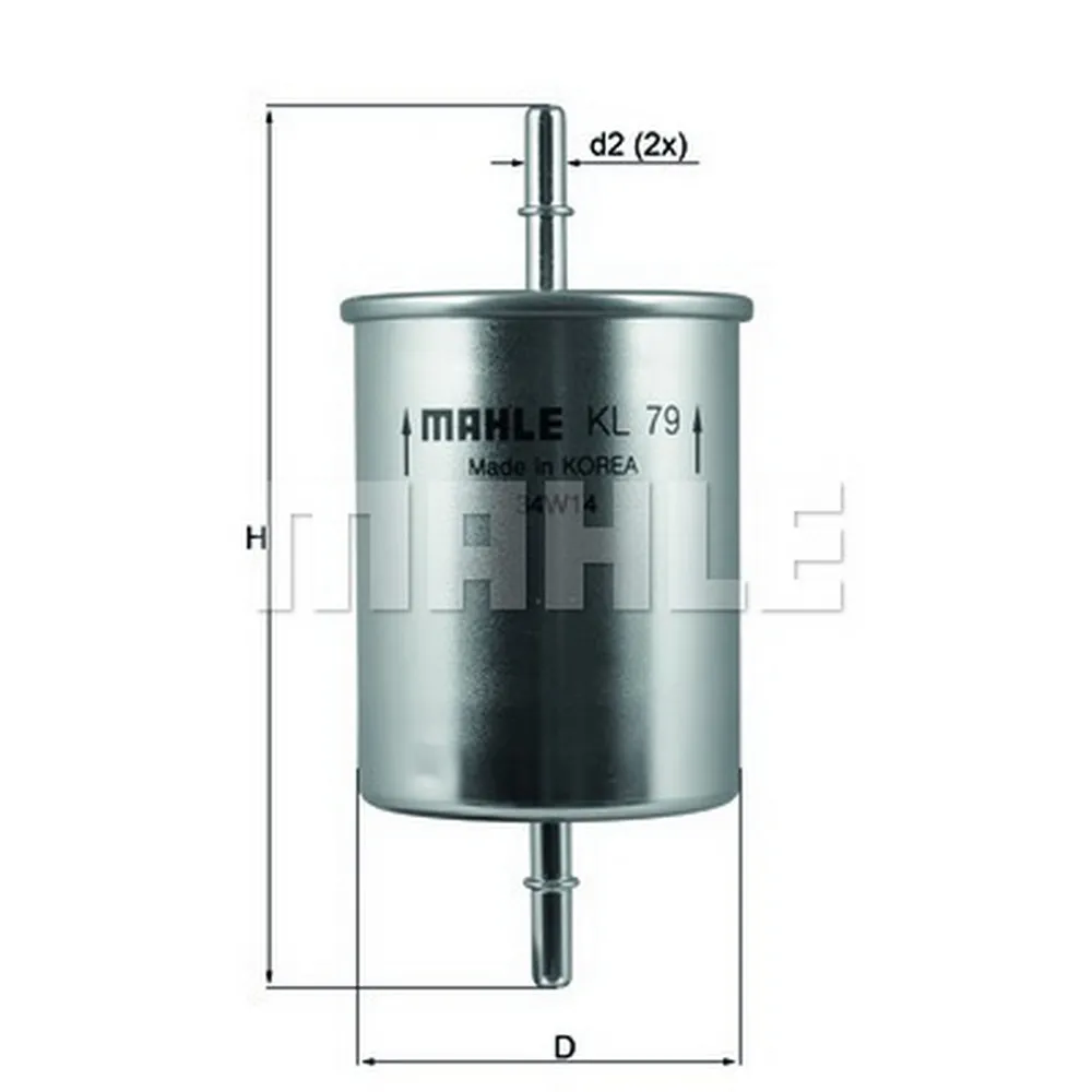 Фильтр топливный KNECHT/MAHLE KL79