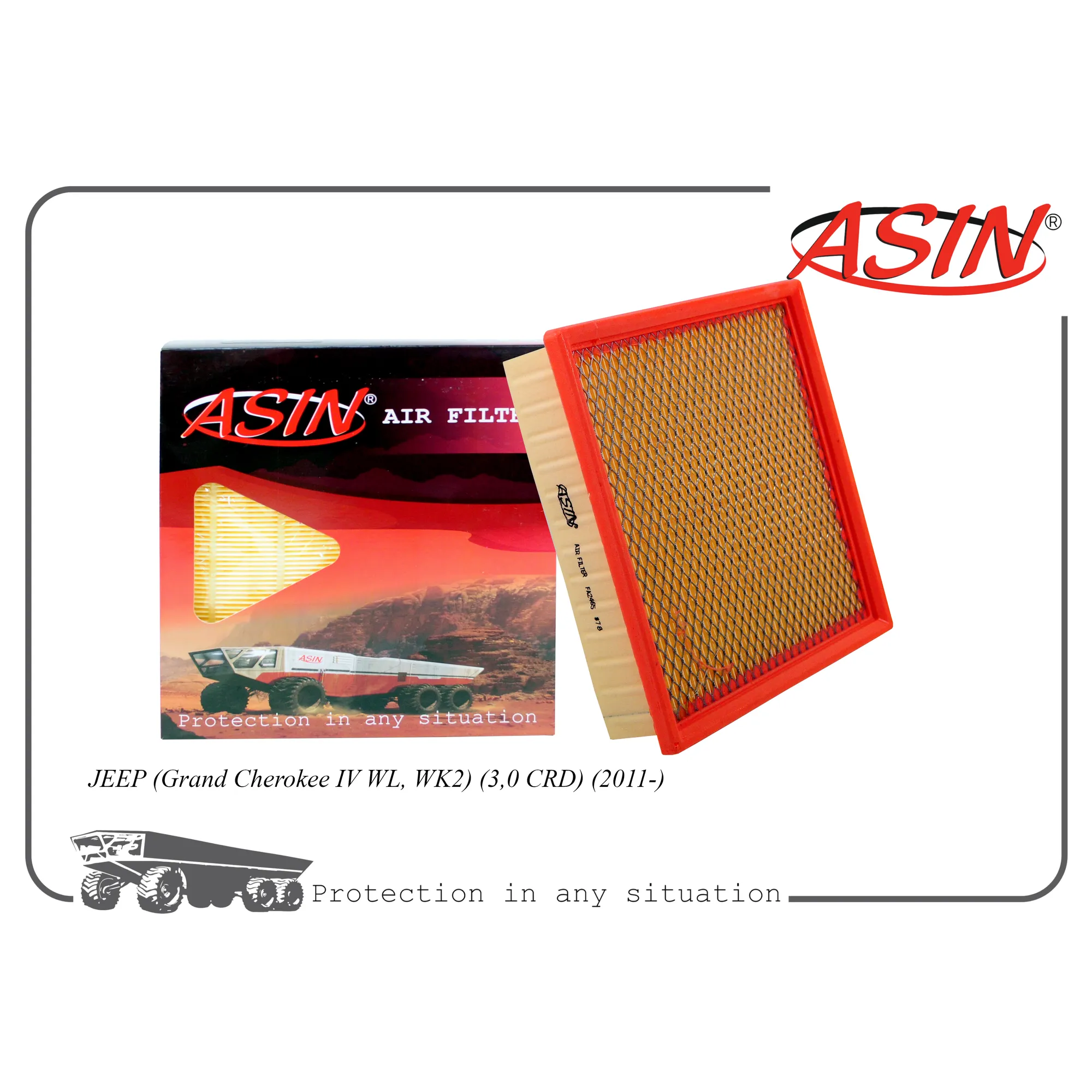 Фильтр воздушный 04861688AB/ASIN.FA2465 ASIN ASINFA2465