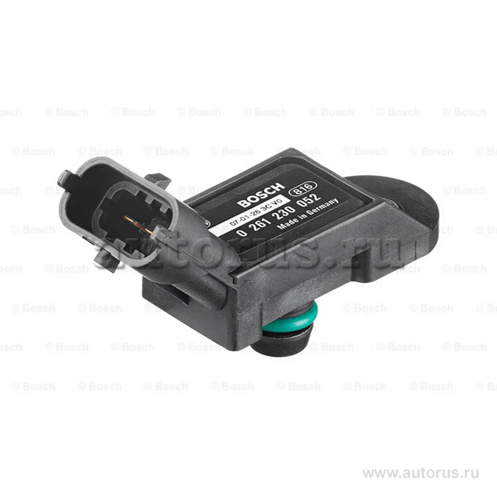 Датчик давления воздуха Fiat Doblo Grande Punto Idea Linea, Lancia Musa 1.4 05> Fiat Bravo/Panda/Punto/Stilo BOSCH 0 261 230 052