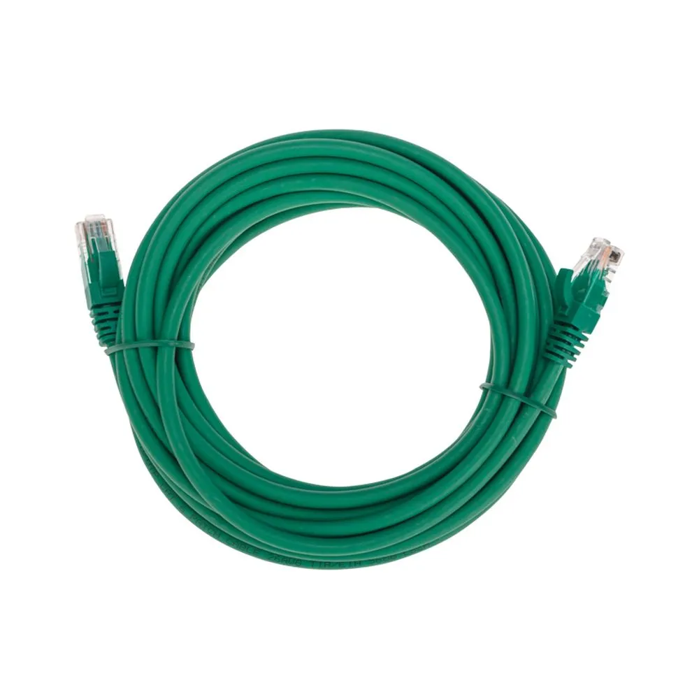 Патч-корд U/UTP CAT 6, RJ45-RJ45, 26AWG, LSZH, зеленый, 5м REXANT REXANT 02-0296-5
