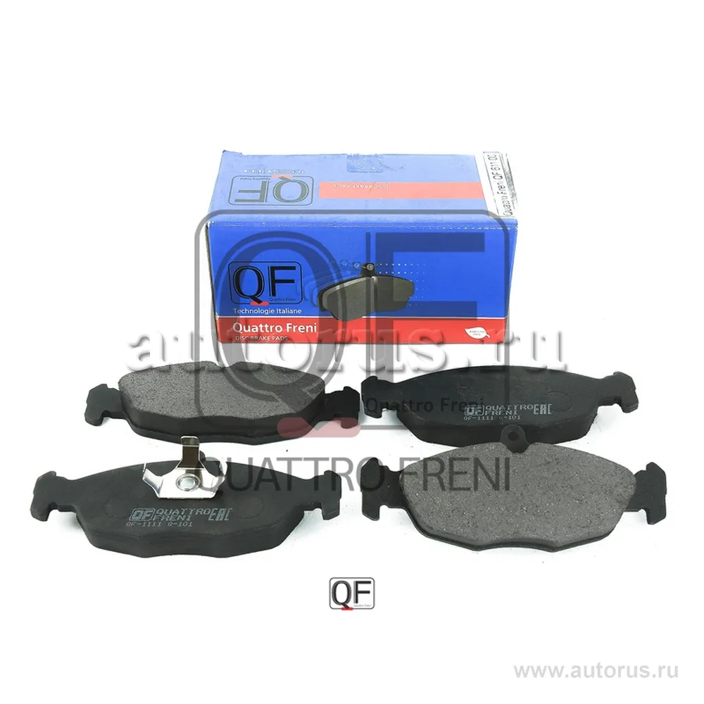 Колодки тормозные FR без датчика DAEWOO OPEL, QUATTRO FRENI QF61100