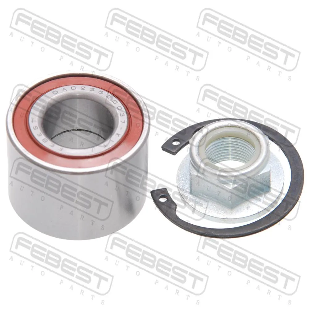 Подшипник ступичный задний ремкомплект 25x52x37 RENAULT LOGAN 2005-2013 FEBEST DAC25520037-KIT