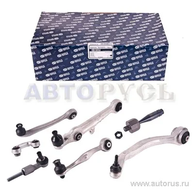 Комплект рычагов полный + тяги рул AD A4/A6 VW B5 95-02 (полный + тяги рул) RUVILLE 935707S