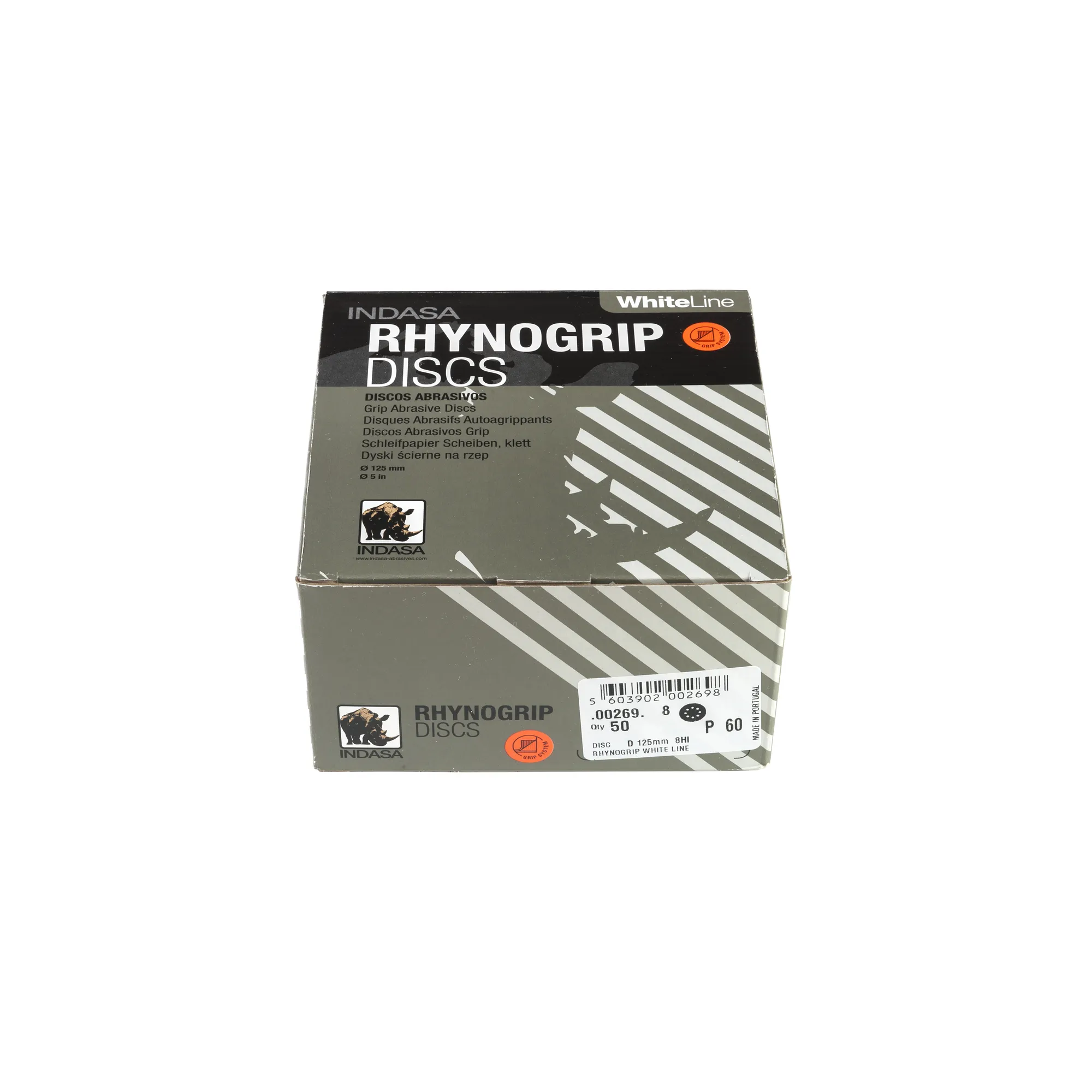 Круг RHYNOGRIP (8H) D125 мм Р60 Indasa 00269