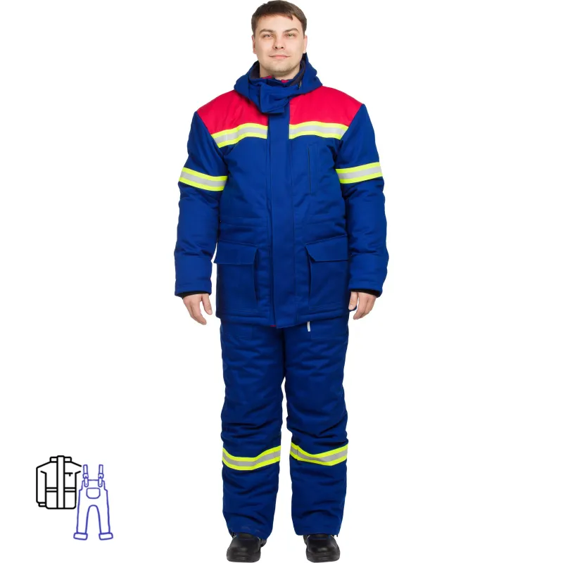 Костюм термостойкий утепленный с п/к 62 кал/см2 (Сз-2) (44-46) 170-176 1718998