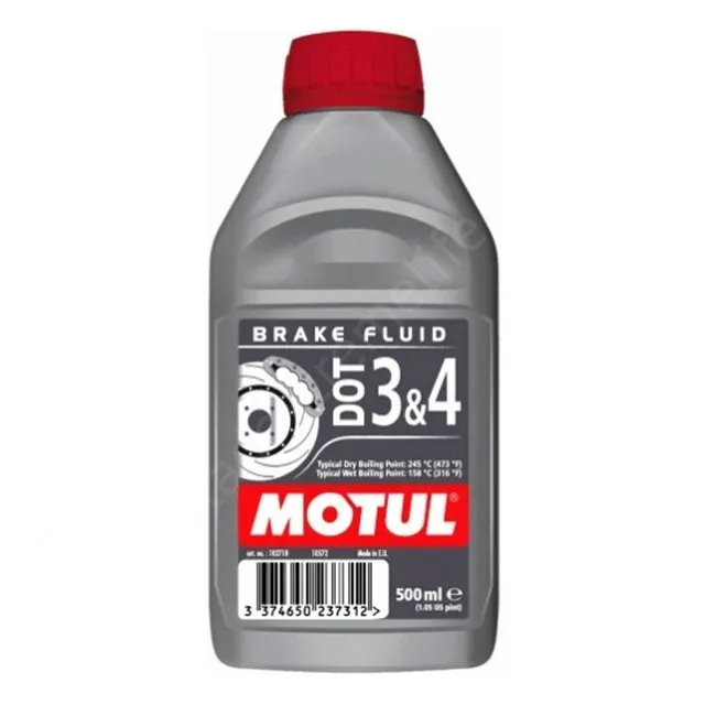 Жидкость тормозная Motul Brake Fluid DOT3&4 0,5 л 102718