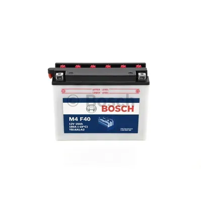 Аккумулятор BOSCH M4 16 А/ч Обратная 207x71,5x164 EN180 А Сухозаряженная (электролит идет в комплекте)