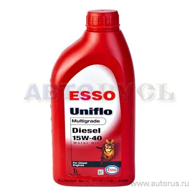Масло моторное ESSO Uniflo Diesel 15W-40 минеральное 1 л 141949