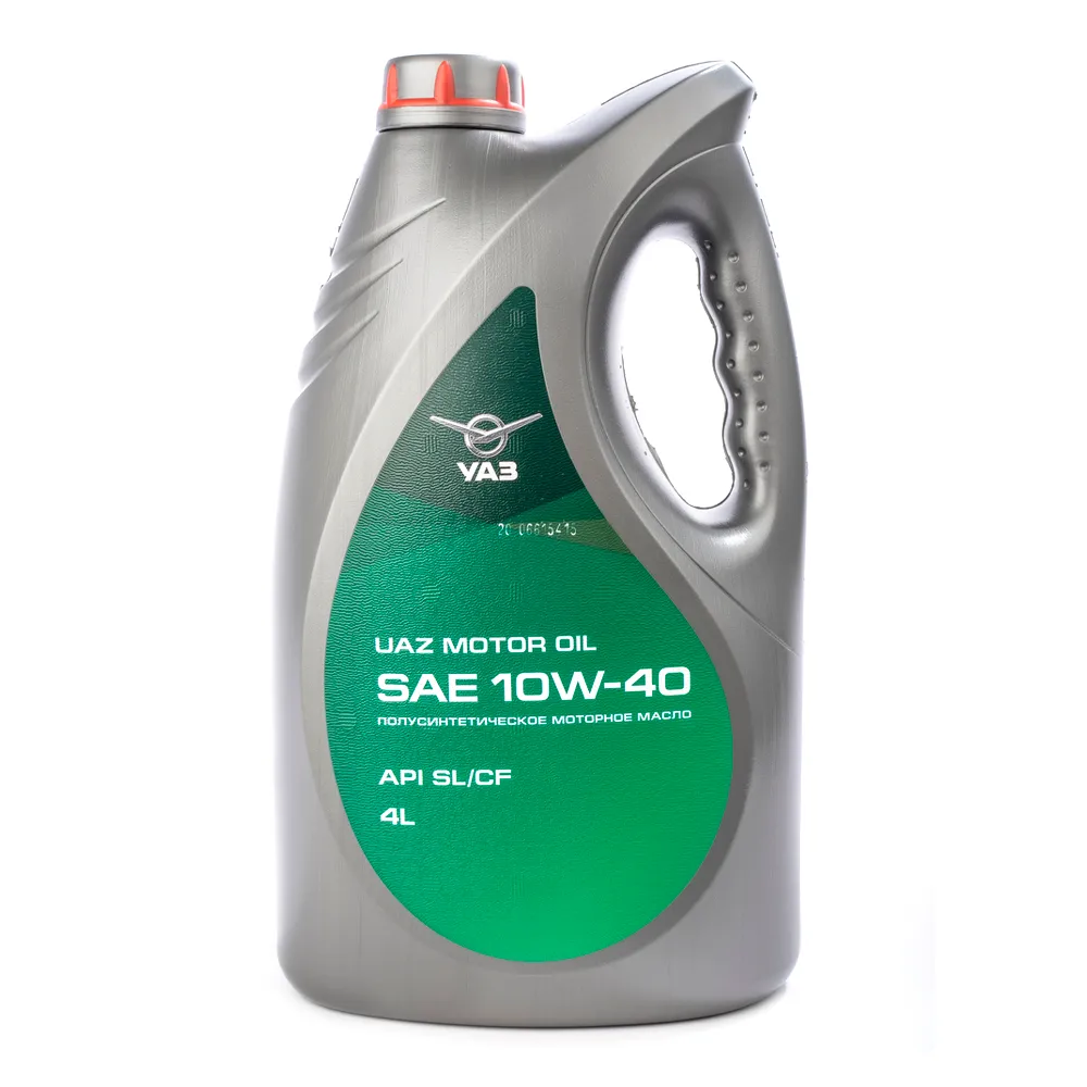 Масло моторное УАЗ Motor Oil 10W-40 полусинтетическое 4 л 000101004104001