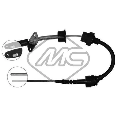 Трос сцепления FIAT FIORINO BENZINA-DIESEL Metalcaucho 81124