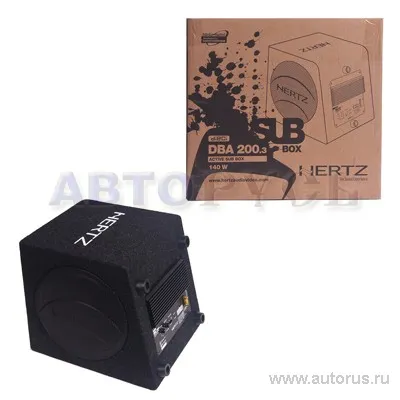 Сабвуфер HERTZ DBA-200.3, активный, 3x20 см , компакт