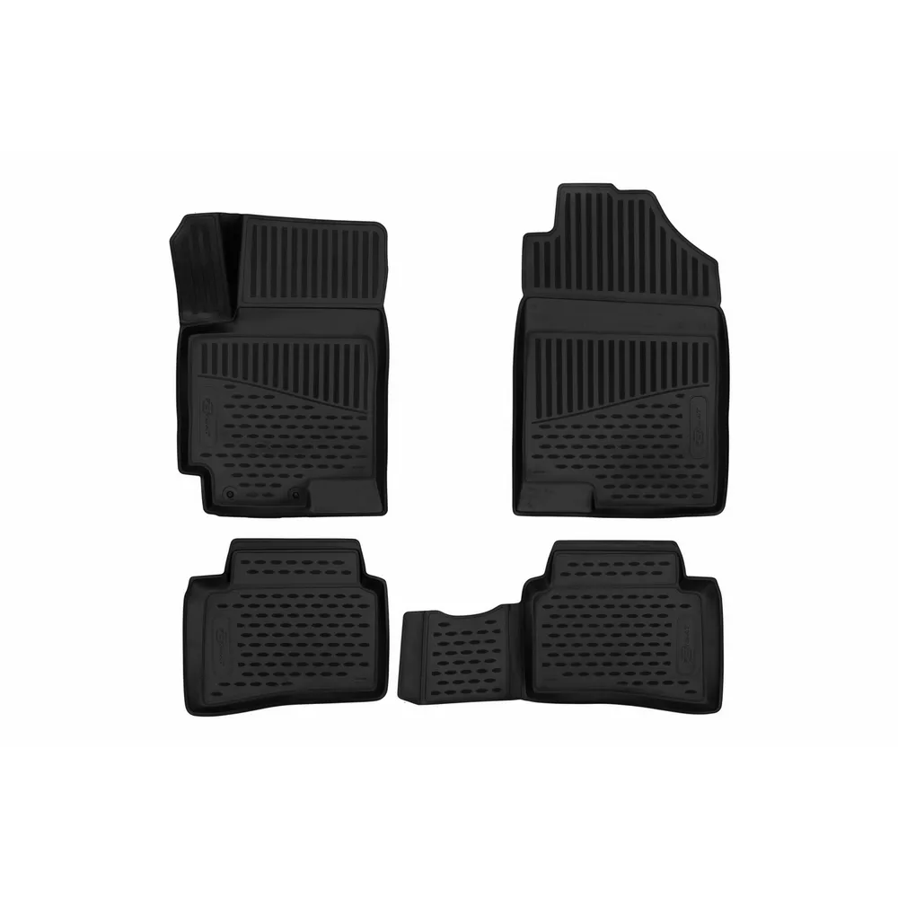 Коврики 3D в салон HYUNDAI Solaris, 2017->, Comfort, 4 шт. (ПУ, повышенная износостойкость) FORMAT FORMAT.3D2065210
