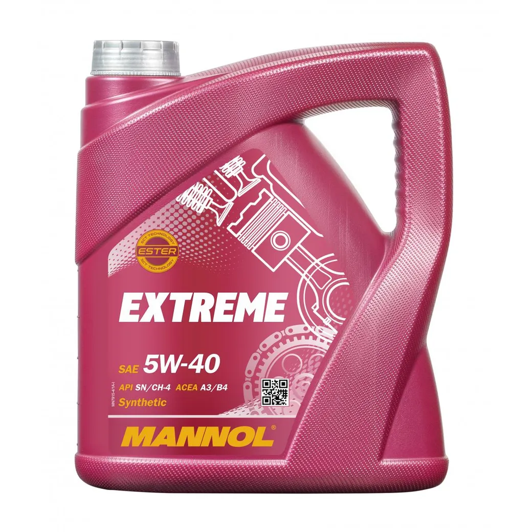 Масло моторное MANNOL Extreme 5W-40 синтетическое 4 л 1021