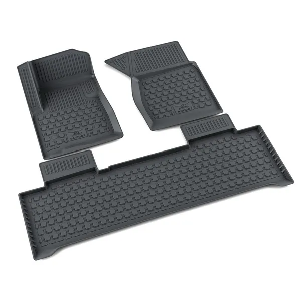 Коврики салона полиуретан черный УАЗ Patriot 3163 2005- АГАТЭК A.000.29.PL