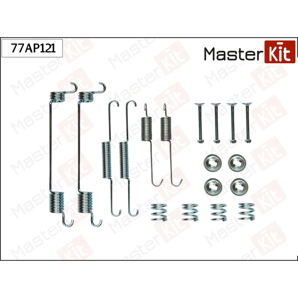 Комплект установочный тормозных колодок Nissan MASTERKIT 77AP121