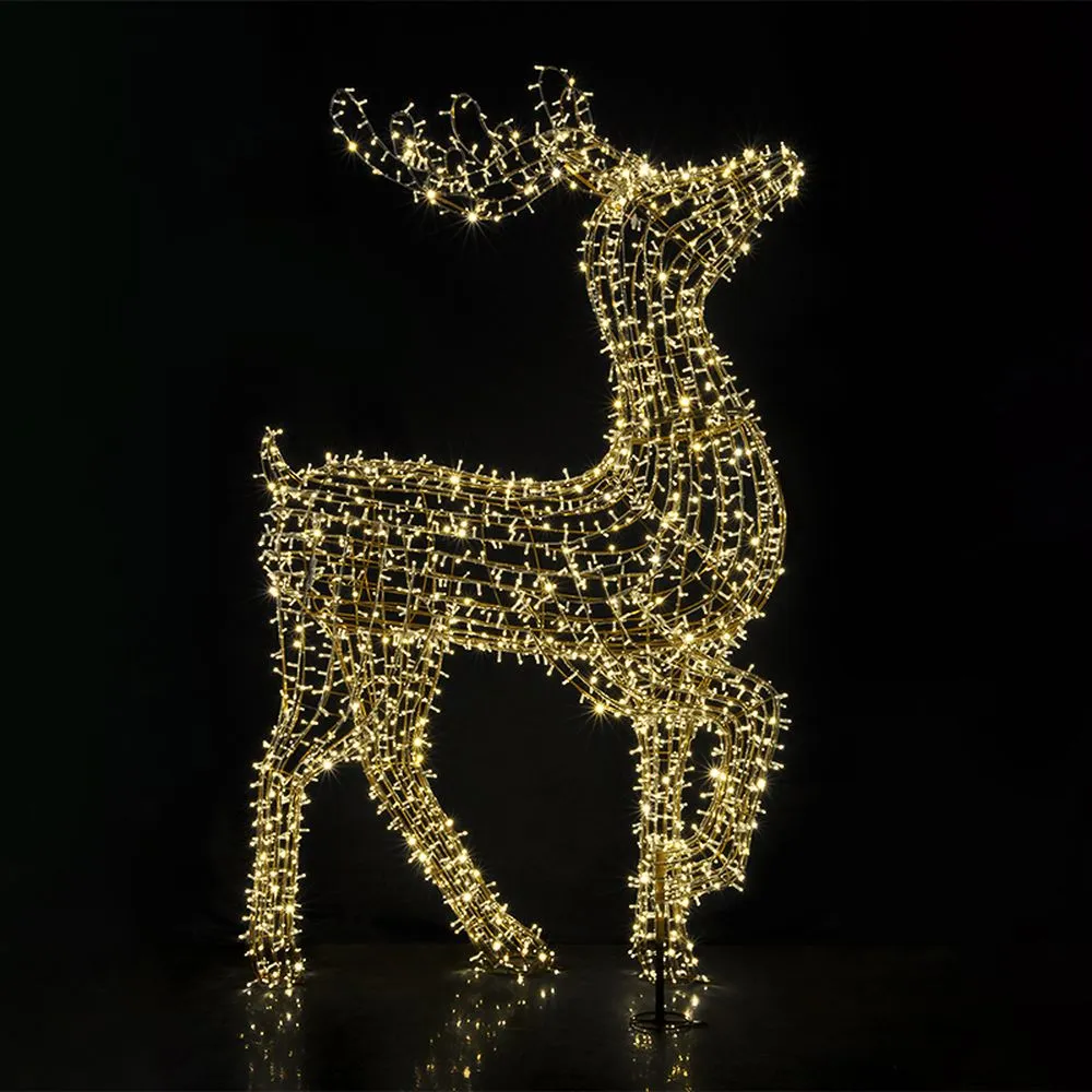 Фигура объемная Северный олень 300х200 см, 3000 LED, IP65, цвет свечения теплый белый NEON-NIGHT 501-235