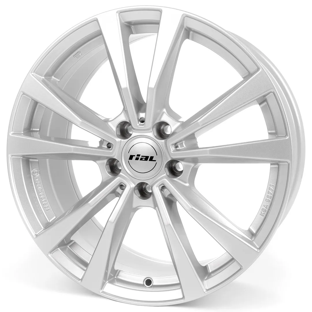 Диск литой R19 8J 5x112/66.5 ET34 Rial M12X Polar Silver M12X-80934PO11-0