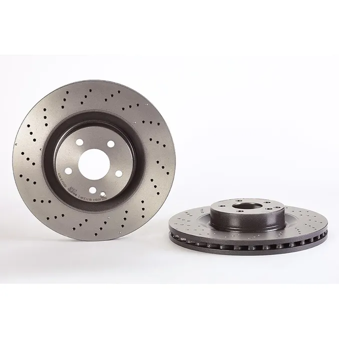 Диск тормозной передний перфорированный MB CL-216 06-14/E-211 02-11/S221 05-13/SL230 99-12 BREMBO 09.A817.11