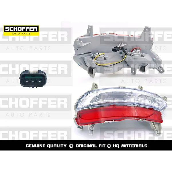 Фонарь в задний бампер левый Kia Sportage 18- SCHOFFER SHF17010