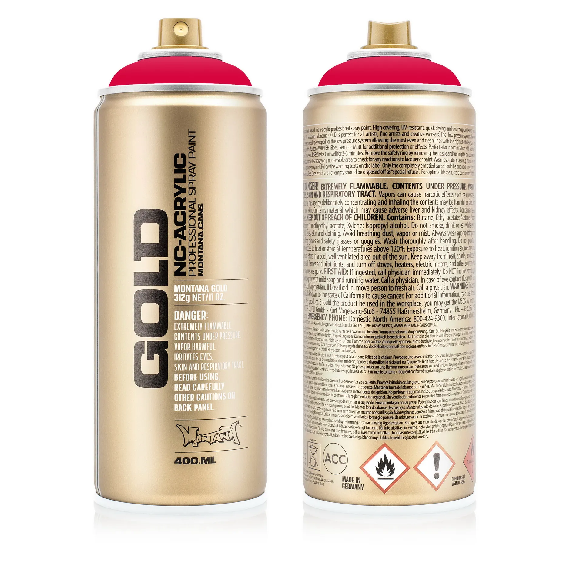 Краска GOLD малина MONTANA CANS G3030