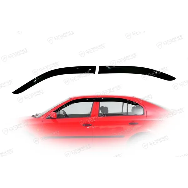 Дефлектора на окна Skoda Octavia Tour II 1998EuroStandard деф.окон Cobra Tuning SE20498