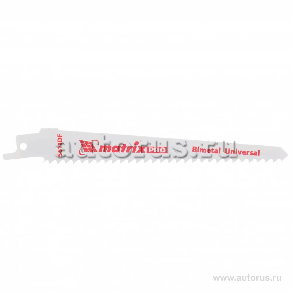 Полотна универсальные для сабельной пилы S611DF 125/4,3 мм, Bimetal, 2 шт, Pro MATRIX 782004 MATRIX 782004