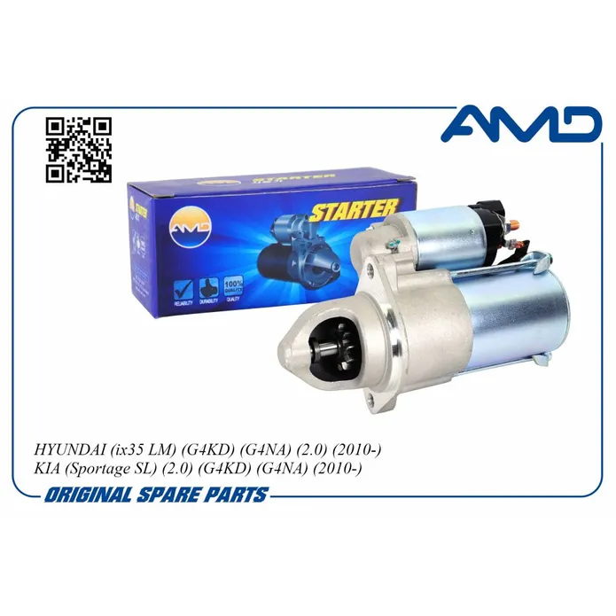 Стартер 36100-2G200AMD.EL628 (1,2KW 11T) AMD
