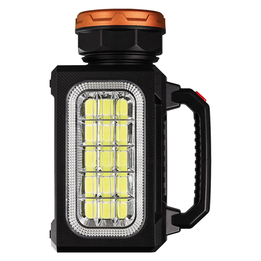Фонарь прожектор аккумуляторный, LED+15 COB, 3 режима, 18650,MicroUSB, 2400 мАч, 22х15х10 см, Smartb SMARTBUY SBF-867