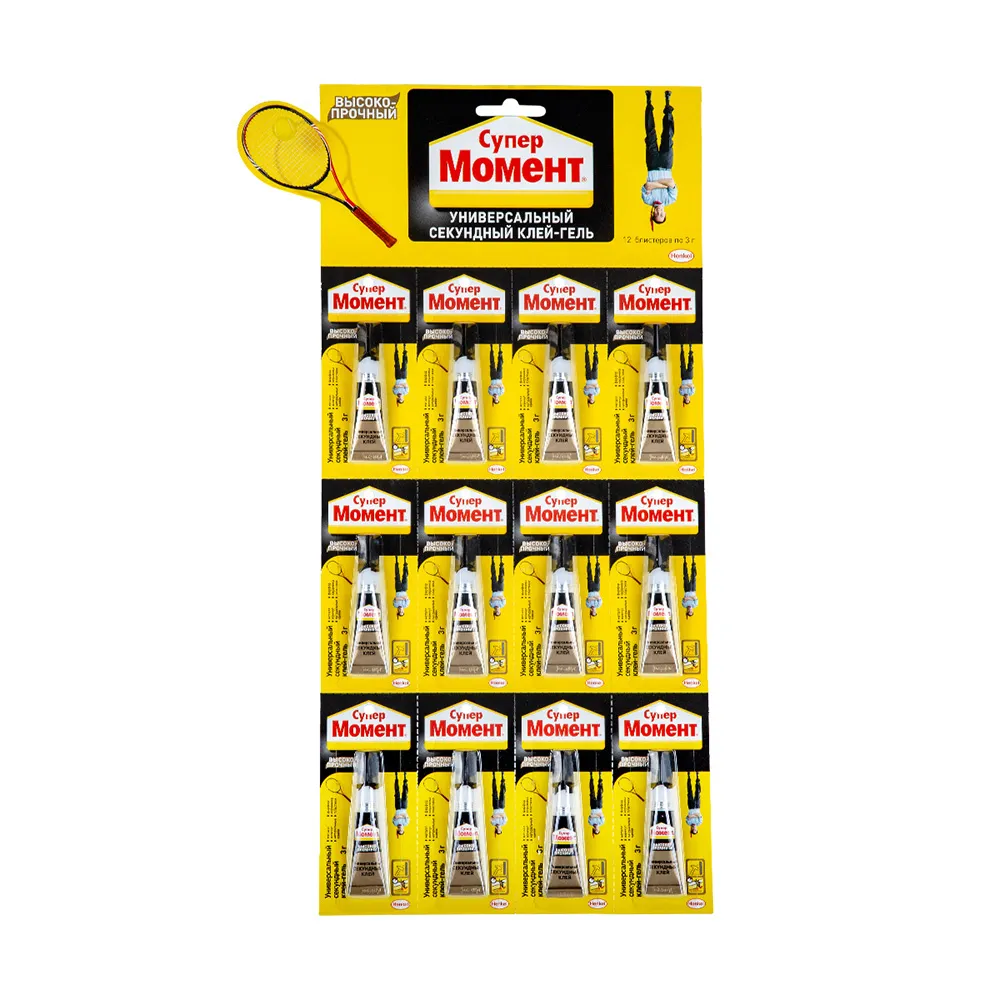 Клей Супер Момент Высокопрочный 3 гр HENKEL 30165