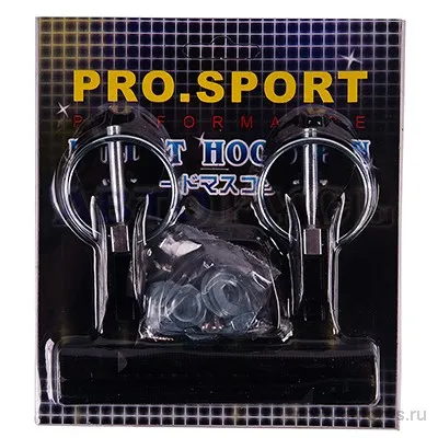 Замок капота PRO SPORT черный комплект Pro-sport RS08302