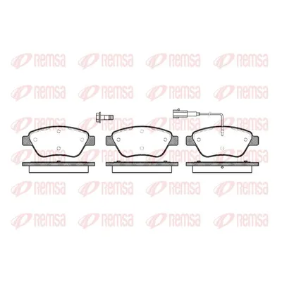 Колодки дисковые п Fiat Stilo 1.2i1.6i 01 REMSA 0858.01