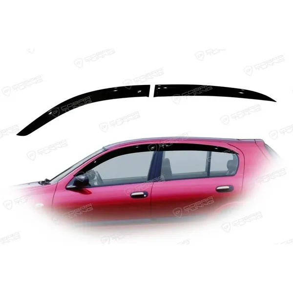 Дефлектора на окна Nissan Almera II Hb 5d (N16) 2000-2006EuroStandard деф.окон Cobra Tuning NE11900