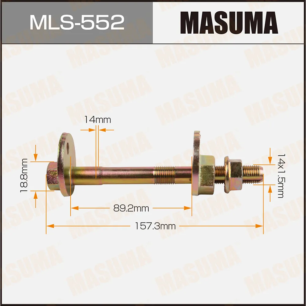 Болт эксцентрик Toyota MASUMA MLS-552