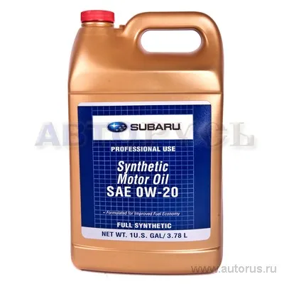 Масло моторное SYNTHETIC OIL 0W-20 4L