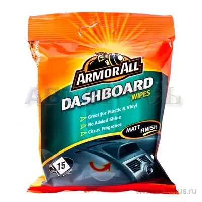 Салфетка для матовой торпеды сашет (15шт) ArmorAll 35015ENF