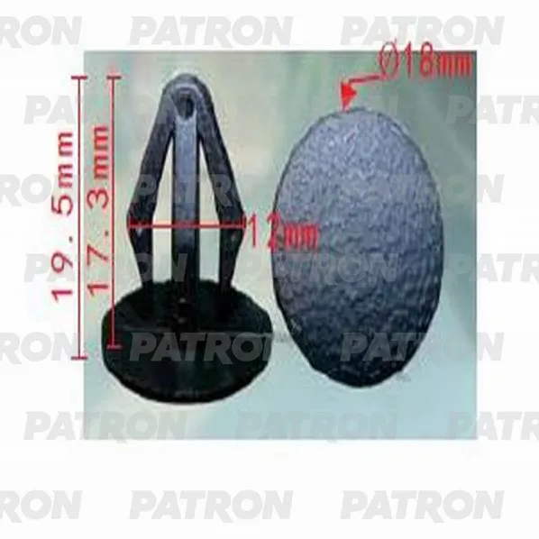Клипса пластмассовая Infiniti, Mazda, Nissan применяемость: уплотнитель PATRON P370613