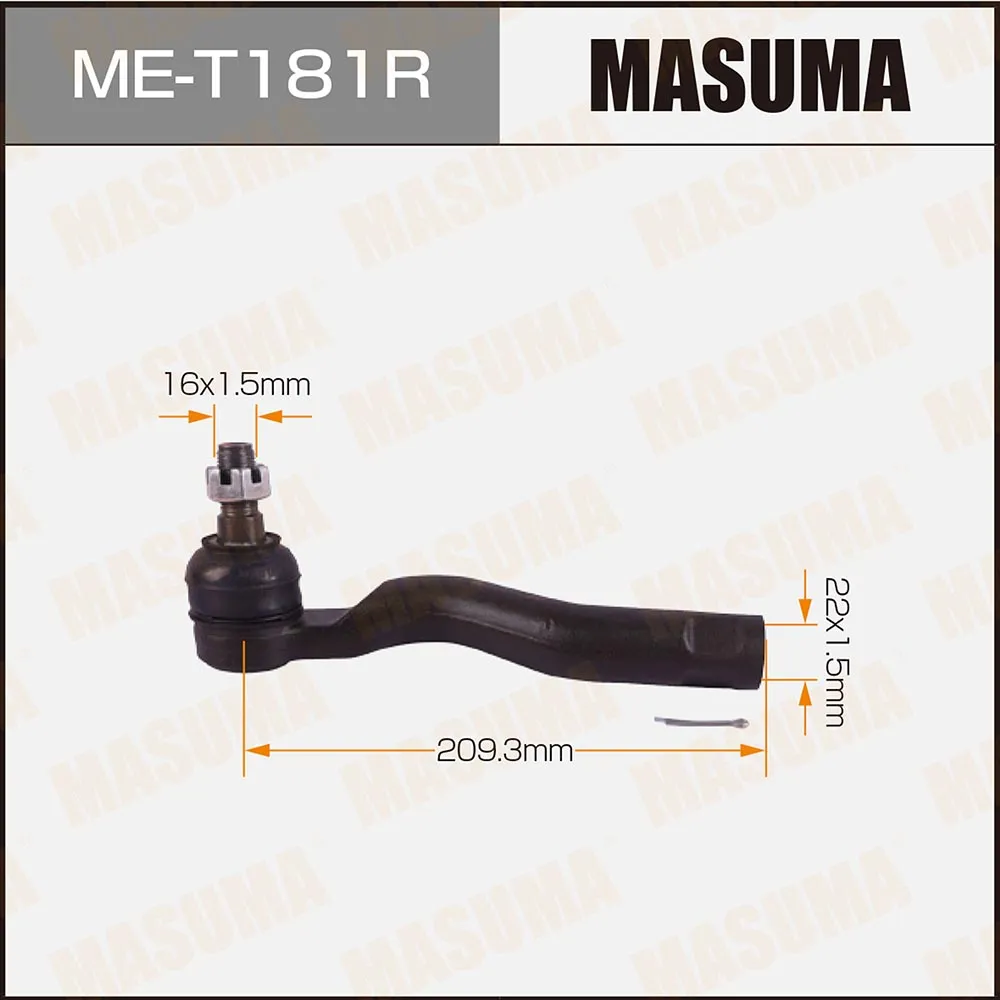 Наконечник рулевой правый Toyota Tundra 07 MASUMA ME-T181R