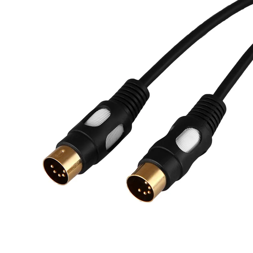 Шнур DIN 5 Pin - DIN 5 Pin, длина 1,5 метра (GOLD) REXANT 17-2522