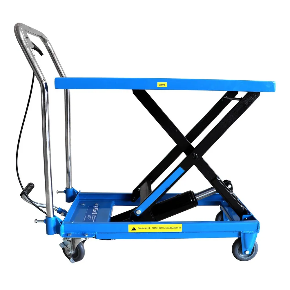 Тележка гидравлическая платформенная 150кг AE&T TJ-15