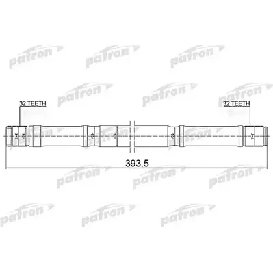 Вал приводной Заменен на PDS0448 PATRON SR20LH