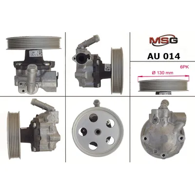 Насос гидроусилителя руля AUDI A4 08-11, AUDI A5 08-13, AUDI Q5 09-13, AUDI S4 08-11 MSG AU014