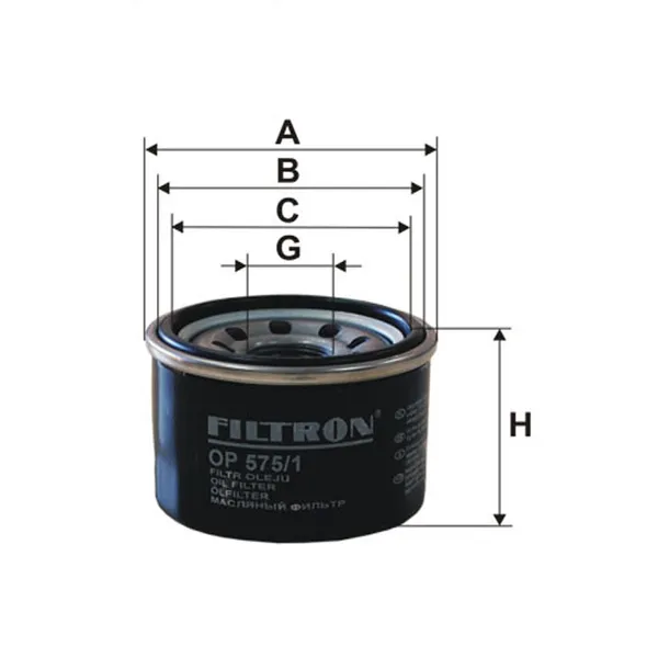 Фильтр масляный FILTRON OP575/1