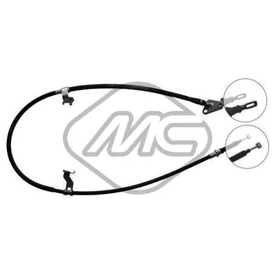 Трос ручника MAZ 323 BA 4/5DOOR ALL SX-LH Metalcaucho 82221