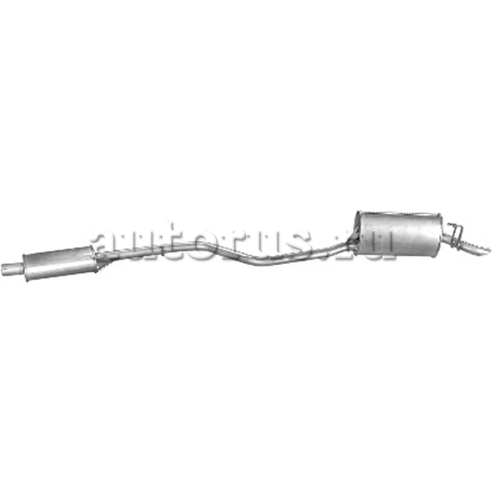 Глушитель (система в сборе) Fiat Punto 93-96 1.1i SPI kat71037