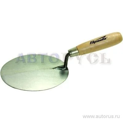 Кельма овальная, стальная, 200 мм, деревянная ручка SPARTA 862465